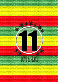Happy*Rasta color*Reggae 11*eleven*Nov*