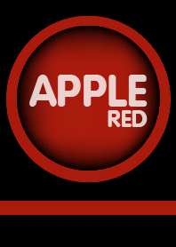 Apple Red in Black Theme
