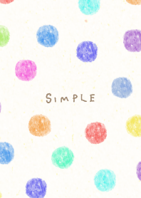 Watercolor adult colorful dot from Japan