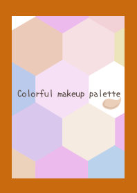 Colorful makeup palette/TERRACOTTA