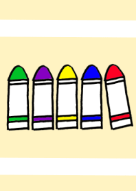 5 color crayons