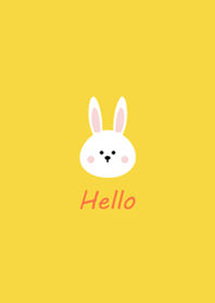 Extremely simple.Bunny(yellow)