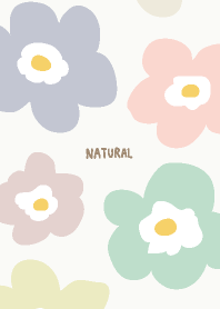 Northern Europe Flower beige7 Japan