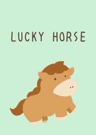 LUCKY HORSE THEME/LIGHT MINT GREEN