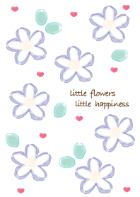 mini baby blue & white flowers 17