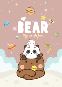 Bear&Duck Fat Cute Brown