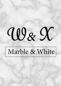 W&X-Marble&White-Initial