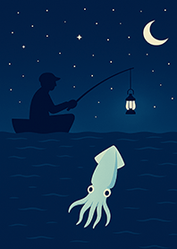 Night Squid Fishing