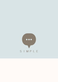 SIMPLE(beige blue)V.1685b