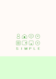 SIMPLE(beige green)V.503b