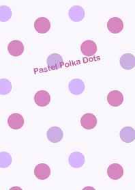 Pastel Polka Dots - Magical Purple