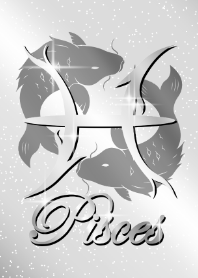 Zodiac signs -Pisces2 Silver-