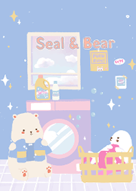 Seal and Bear Laundry day