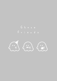 Ghost Friend2: gray white