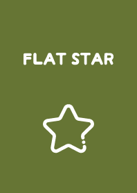 FLAT STAR - Moss Green