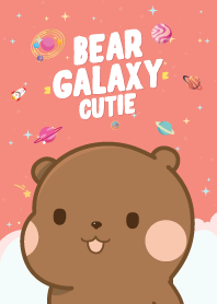Brown Bears Galaxy Cutie Peach