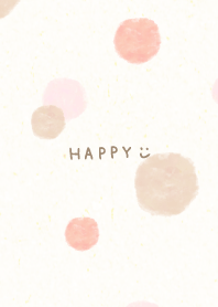 Watercolor round cute24 from Japan