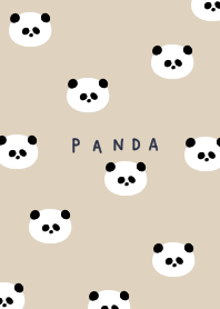 Full of natural beige and pandas.