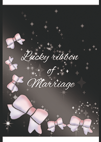 Black & White / Lucky ribbon of marriage