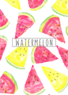 水彩画 スイカ 北欧風柄 Line 着せかえ Line Store