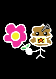 Unpibo-san.Simple. Black color
