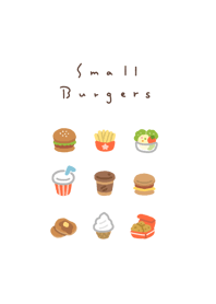 Small Burgers /white.