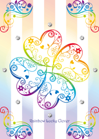 Rainbow Lucky Clover