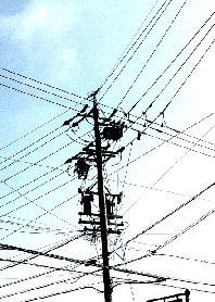 A utility pole