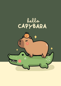 คาปิบาร่า : คาปิน่ารัก! สีมิดไนท์กรีน