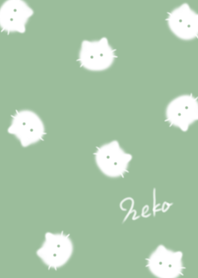 Fluffy cat green03_2