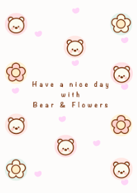 Little bear & flowers 61