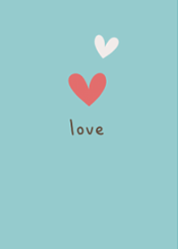 Simple Heart Mint Green.