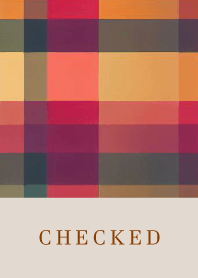 CHECKED ORANGE - BROWN 34