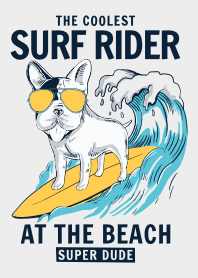 酷狗衝浪風主題 - Cool Surfing Dog