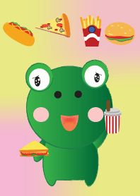 Cute frog and candy (JP)