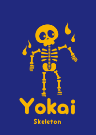 Yokai skeleton Deeperual Blue