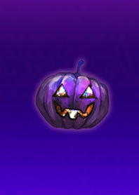 Halloween pumpkin amethyst