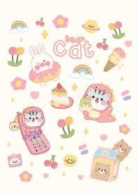 แมวน้อยกับเบบี้แบร์หมีน้อย :-)