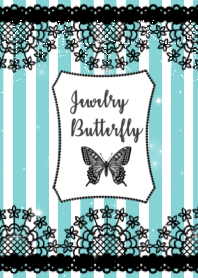 Jewelry Butterfly_border blue