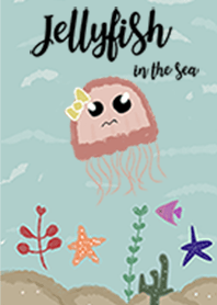Jellyfish in the sea