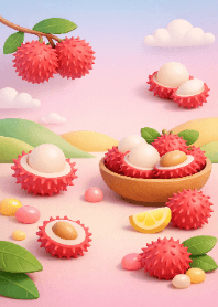 Pastel Fruit 3D Cute