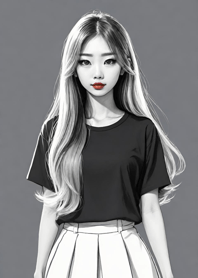 Sweet quiet girl - nice day 6a5255