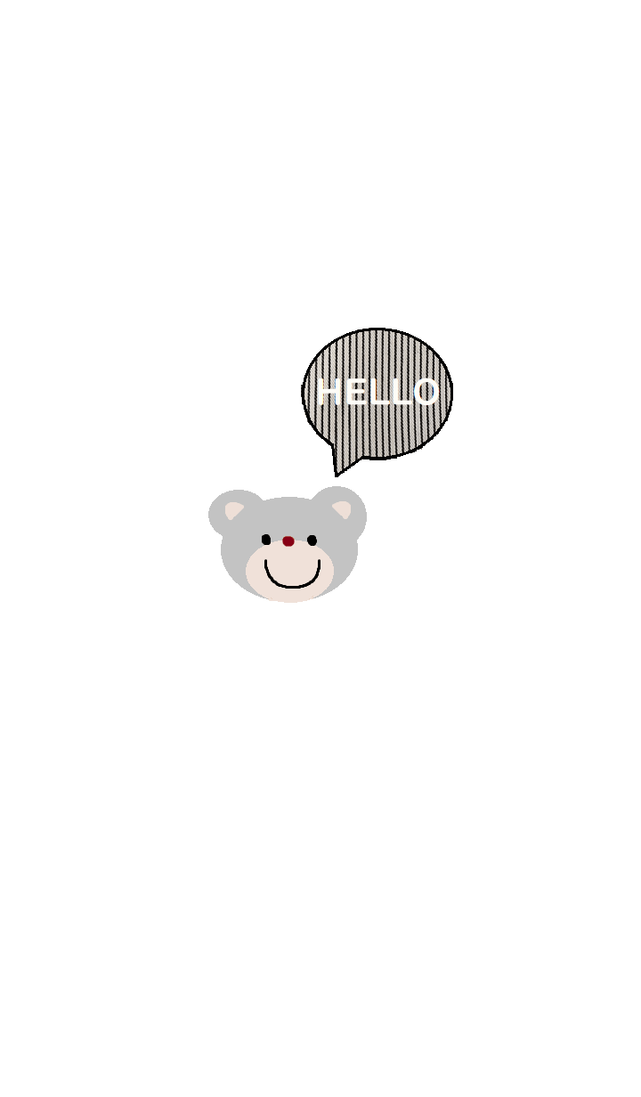 (simple Bear theme x (white) )