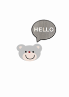 (simple Bear theme x (white) )