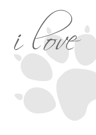 I LOVE にくきゅう(パールグレイ&ホワイト)