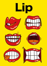 面白いくちびる