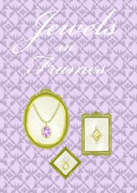 Antique Jewels in Frames -Purple-