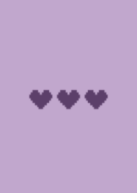 tiny pixel art heart(purple18)