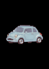 Car Pixel Art Theme  BW 05