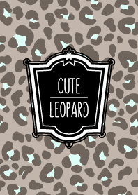 cute leopard:beige
